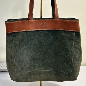 Loewe suede tote
